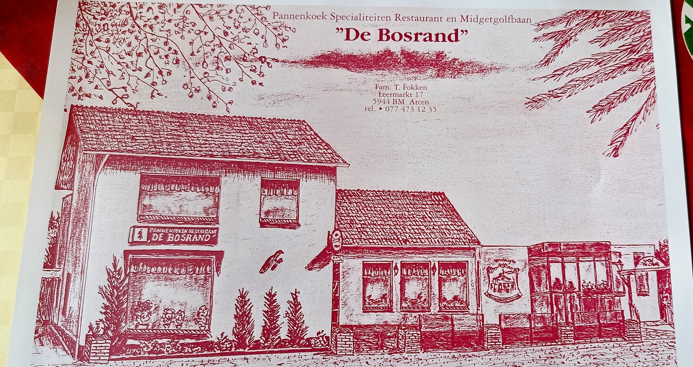 De Bosrand Arcen Pannenkoeken Specialiteiten Restaurant